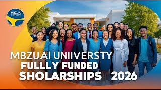 Mbzuai University Scholarships Fully Funded Scholarships 2026