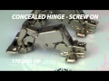 Concealed Hinge - Screw On - 170deg Opening Full Overlay Concealed Hinge - Screw On - 170deg Opening Full Overlay
