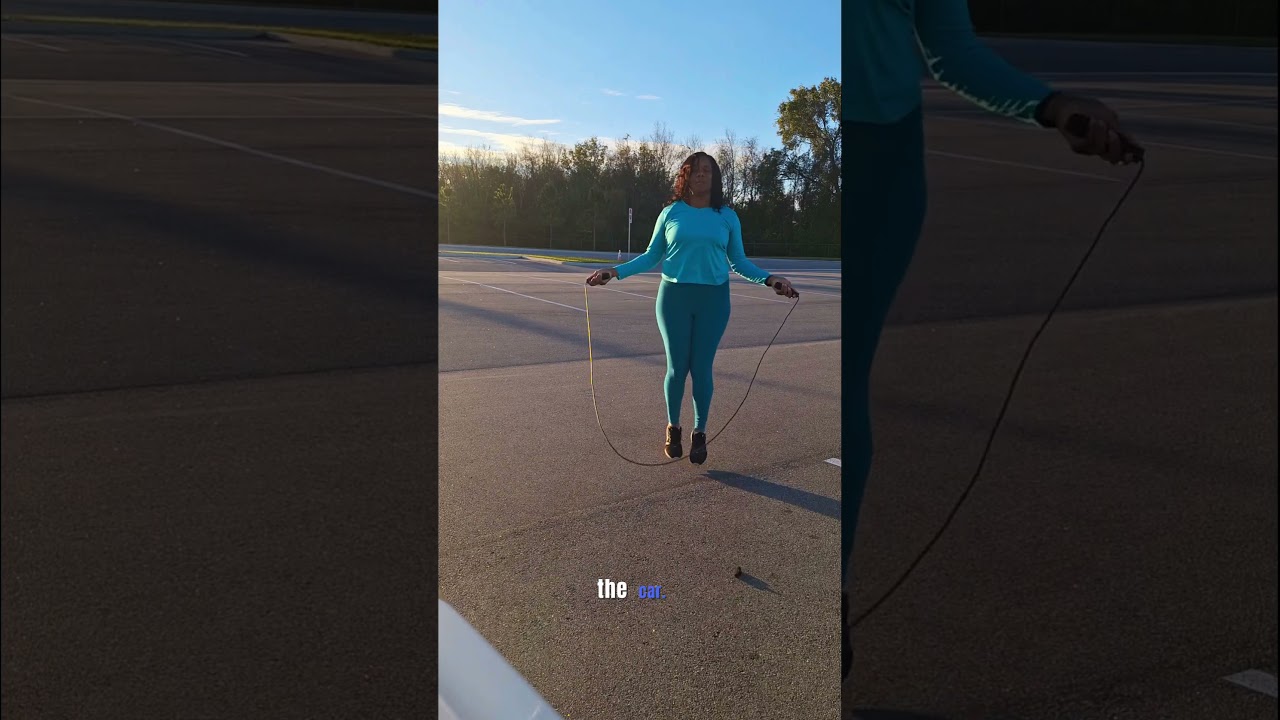 Jump Roping Without the Bounce (Nike sports bra for the win) 