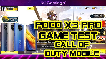 POCO X3 PRO || CALL OF DUTY: MOBILE GAME TEST ULTRA/MAX FRAME RATE GRAPHIC SETTINGS
