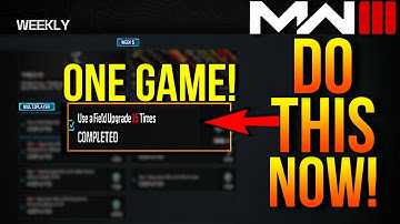 *FAST!* How To USE a FIELD UPGRADE 15 Times in MW3!
