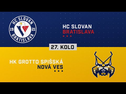 27.kolo HC Slovan Bratislava - HK GROTTO Spišská Nová Ves HIGHLIGHTS