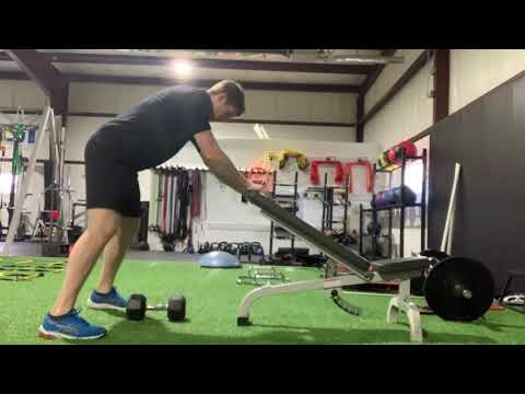 3 Point Parallel Stance DB Row