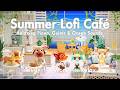 【あつ森BGM】Summer Lofi Café☕️🌴｜ピアノとギターと海の波音｜海が見える夏のテラスカフェ｜作業・勉強・リラックス【3時間】