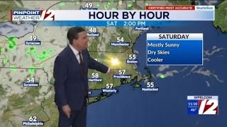 WPRI 12 Weather Forecast 10/24/25  A Cooler But Dry Weekend