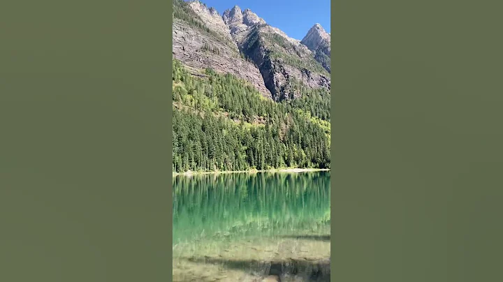 An alpine lake in Montana #shorts #glaciernationalpark #alpinelakes - DayDayNews
