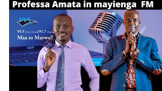 Professa Amata pshow in Mayienga FM with Solomon Kafaya