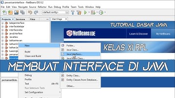 Membuat Interface di Java Menggunakan NetBeans | Tutorial Java