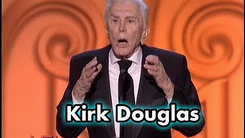Kirk Douglas Salutes Michael Douglas at 2009 AFI L...