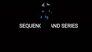 applied mathematics 241  sequence and series  part 2 Wealth
