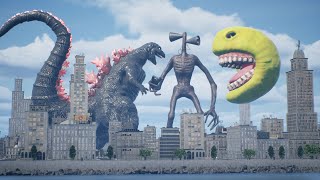 Siren Head VS Pacman And Godzilla (Full Version)  [3DCG] by tenpuraninja 3,095,588 views 1 year ago 13 minutes, 3 seconds