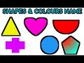 Learn Shapes and Colors name || preschool learning video  #star #shapes #circle 