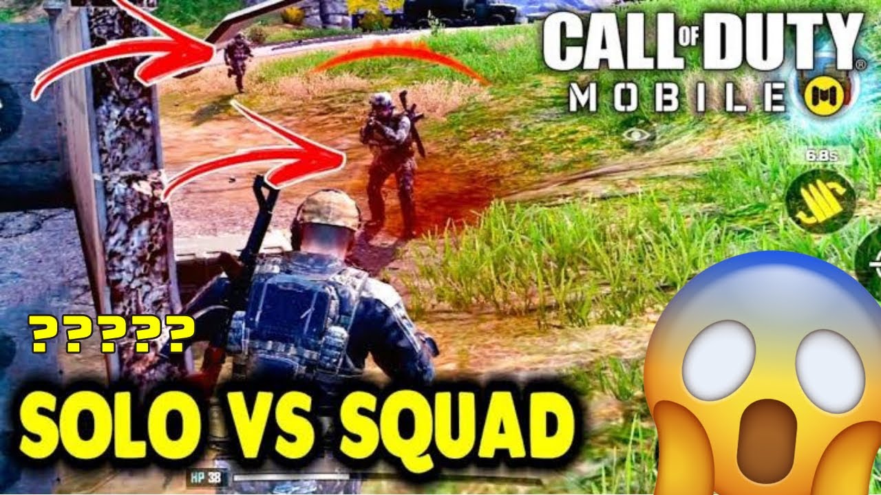SOLO VS SQUAD ????? CALL OF DUTY MOBILE / BATTLE ROYALE