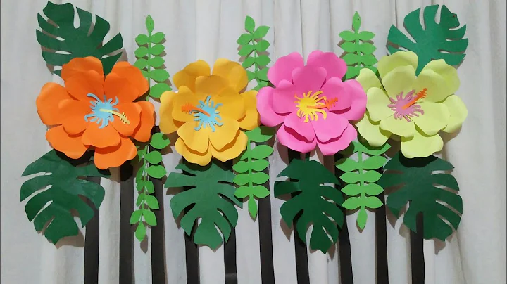 Easy Tropical Birthday Theme | Diy Backdrop