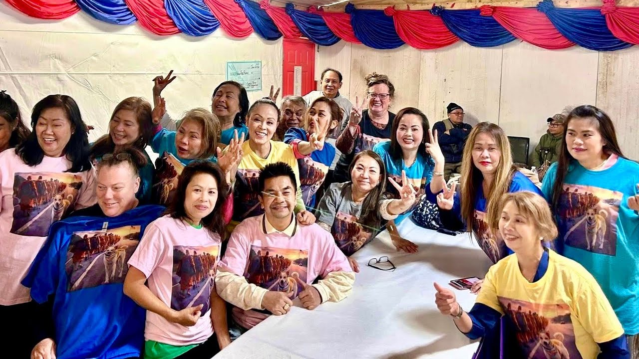 ກະກຽມຖ້າຕ້ອນຮັບພຣະ🙏🏽🙏🏽🙏🏽Walk for peace ☮️ NC 