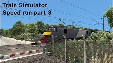 Train Simulator Route Building: Speed Run of the route part 3