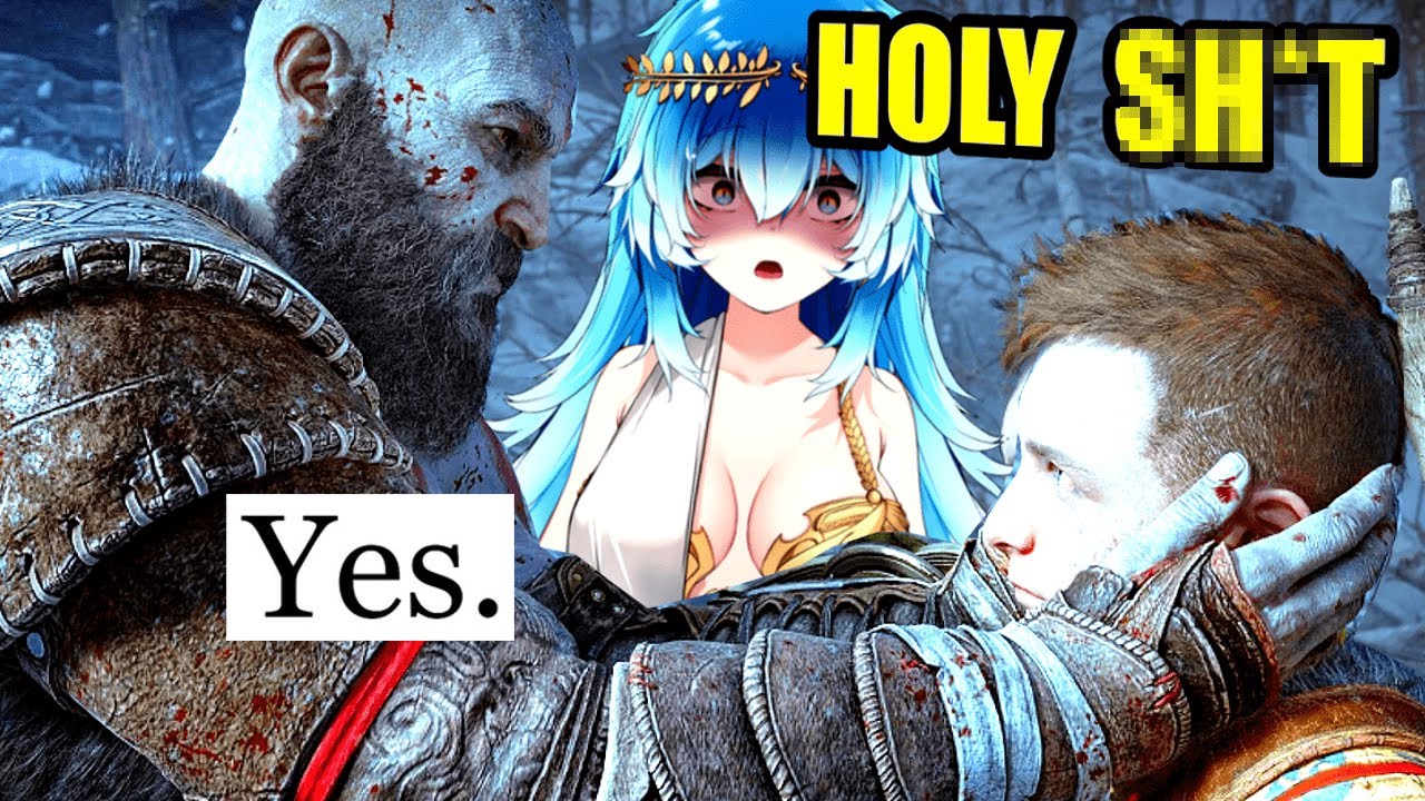 Zeus tried God Of War for the first time. It broke her.