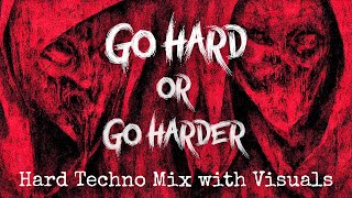 Hard Industrial Techno Rave Mix | 165+ bpm | Sept 2023 | Trippy Visuals