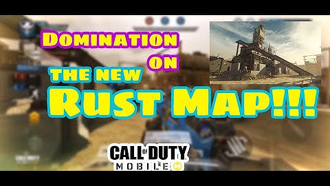 New Rust Map Gameplay on Call of Duty Mobile | Domination | Season 6 | Beta Gameplay for COD Mobile.