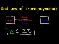 Second Law of Thermodynamics - Heat Energy, Entropy & Spontaneous Processes