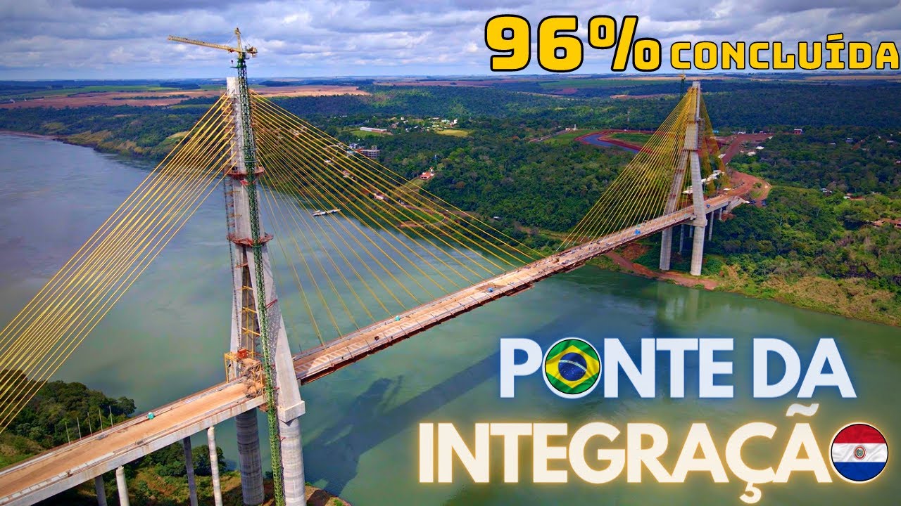 96% FINALIZADA a PONTE DA INTEGRAÇÃO | A Ponte Com MAIOR Vão Livre Estaiado da América Latina