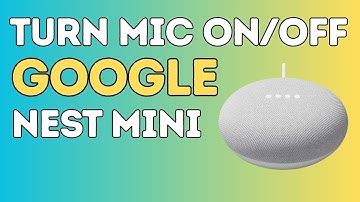 Google Nest Mini - How to Turn Mic On / Off
