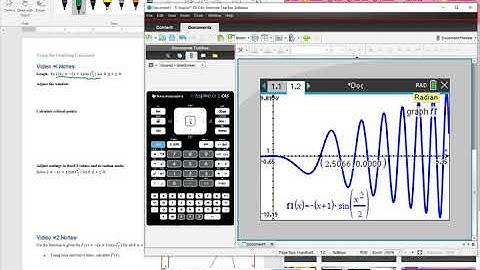 Using TInspire to Analyze Graph