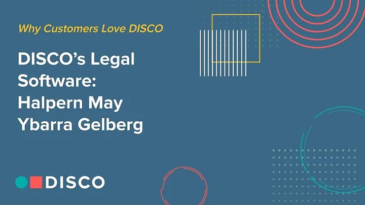 DISCO's Legal Software: Joe Ybarra, Halpern May Yb...