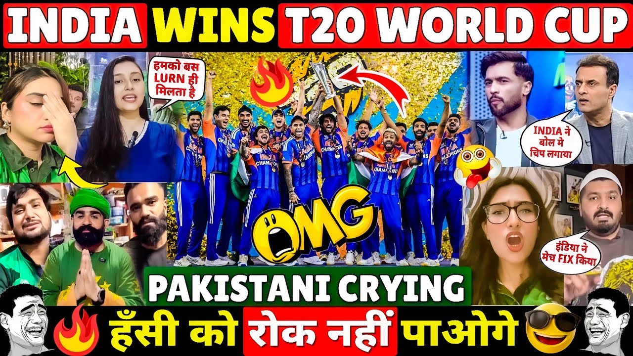 🤣 PAKISTANI CRYING ON INDIA WINS T20 WORLD CUP 2026 AFTER BEATING NEW ZEALAND 🔥 IND VS NZ FINAL