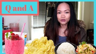 YOU-TUBERS TAG QUESTION AND ANSWER PORTION / MUKBANG