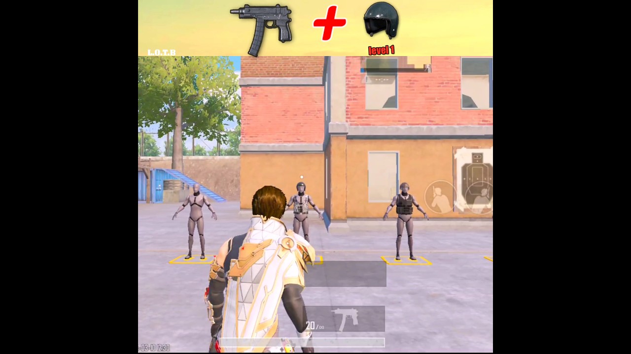 1 LEVEL HELMET VS SCORPIAN || CHALLENGE DAMEGE TEST