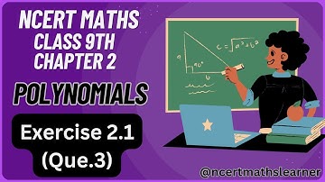 Ncert Class 9 maths | Chapter 2 | Exercise 2.1(que.3) | Polynomials #class9mathsncert  #polynomials