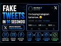 How to Make Fake Tweets in 90 Seconds (2026) PC / IPHONE / ANDROID