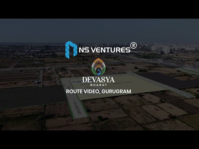 Devyasa Bharat Drone Route Video  | Dwarka Expressway | Real Estate India | NS Ventures | #4k