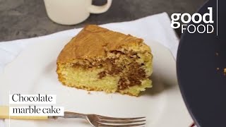 How to make chocolate marble cake