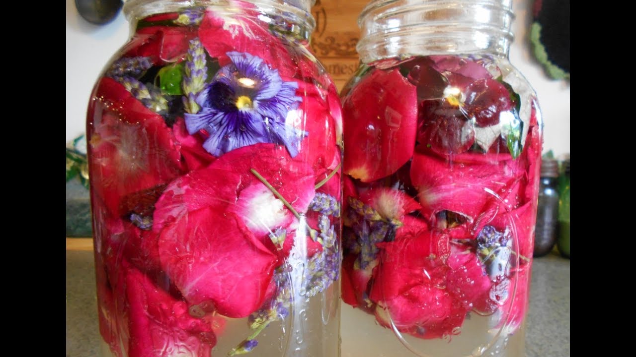 How to Make Floral Vinegar YouTube