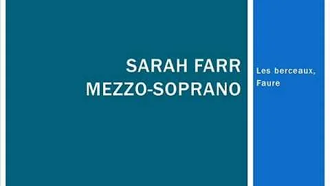 Les berceaux Sarah Farr