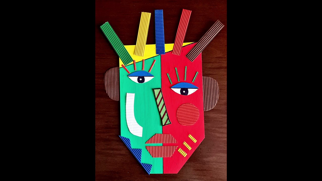 Máscara Cubista 6°s ABC