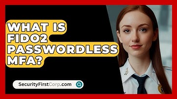 What Is FIDO2 Passwordless MFA? - SecurityFirstCorp.com