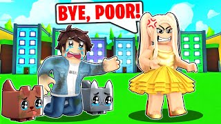 Gold Digger Dumped Him For Being BROKE We Helped Him Get REVENGE (Roblox Pet Simulator X)