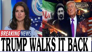 1 MINUTE AGO: Trump Backtracks on Iran Deal Claims as Finalization Narrative Falls Apart