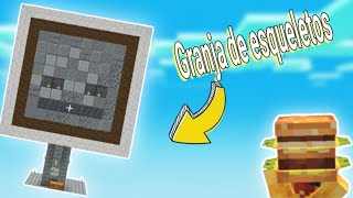 Granja de esqueletos con SPAWNER en ONE BLOCK: Tutorial en Minecraft Bedrock