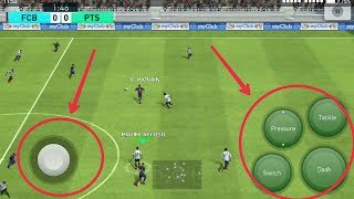 New Setting, "Control Button"  PES 2018 Mobile screenshot 1