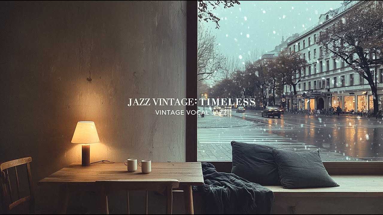 [Playlist] У окна кафе — тихий джаз и лёгкий намёк на снег | Vintage Jazz · Winter Notes
