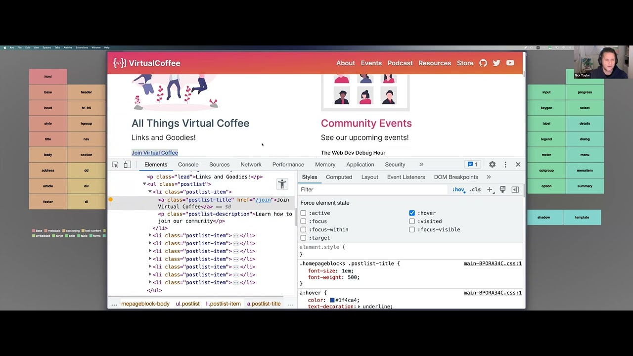 The Web Dev Debug Hour – Nick Taylor – Lunch & Learn - YouTube