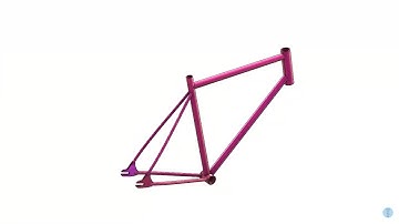 SOLIDWORKS Tutorial - Bike Frame & Layout, Weldments, Editing Weldments Profiles