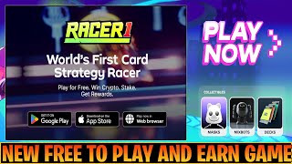 Racer 1 New  Free to play and Earn Game for Mobile (Android , Ios ) How to Earn