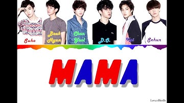 EXO-K(엑소케이) - MAMA(마마) Lyrics [Color Coded_Han_Rom_Eng]