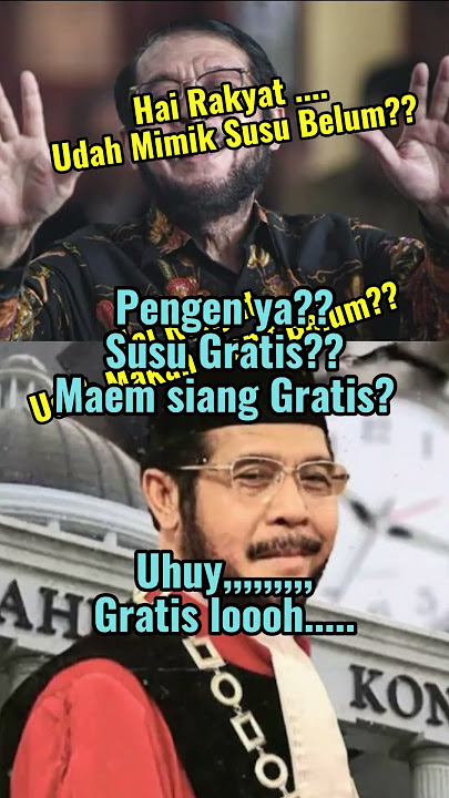 Parodi Susu & Makan Siang Gratis Gemoy Remix 2024 #prabowopresiden2024 #memes #prabowo #gemoy #lucu