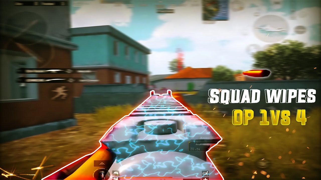 OP 1 Vs 4 Squad Wipes Pubg Montage – Pubg Mobile Gameplay - YouTube